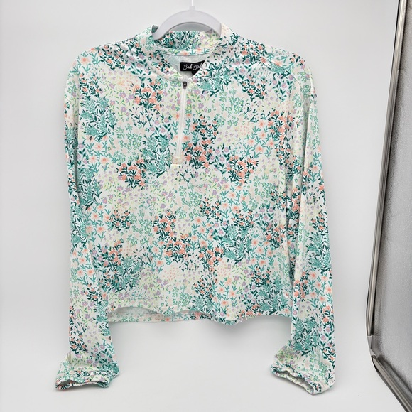 NWT Bad Birdie Women XL1/4 Zip Long Sleeve Golf Pickleball Tennis Pullover Shirt - Picture 3 of 6